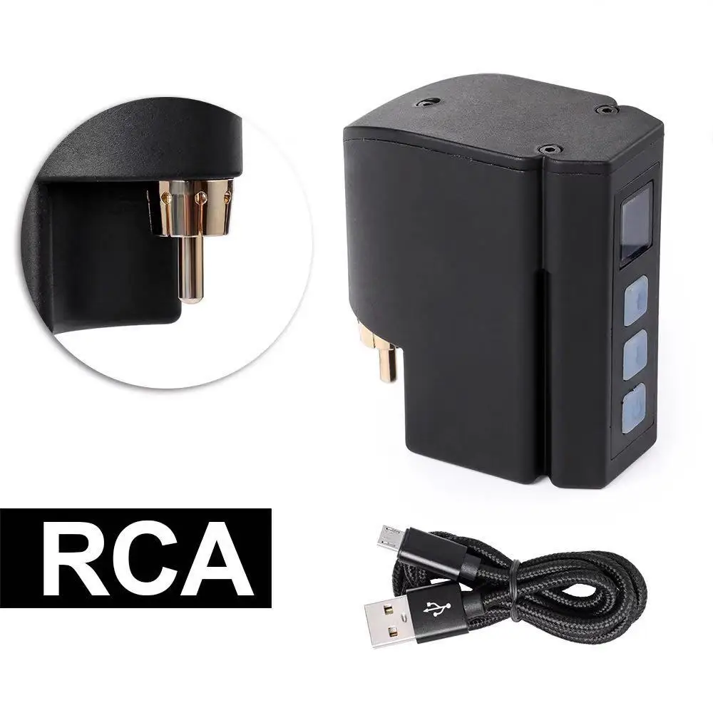 2021 Новый RCA/DC источник питания для татуировки высокой емкости 2400 мАч беспроводной