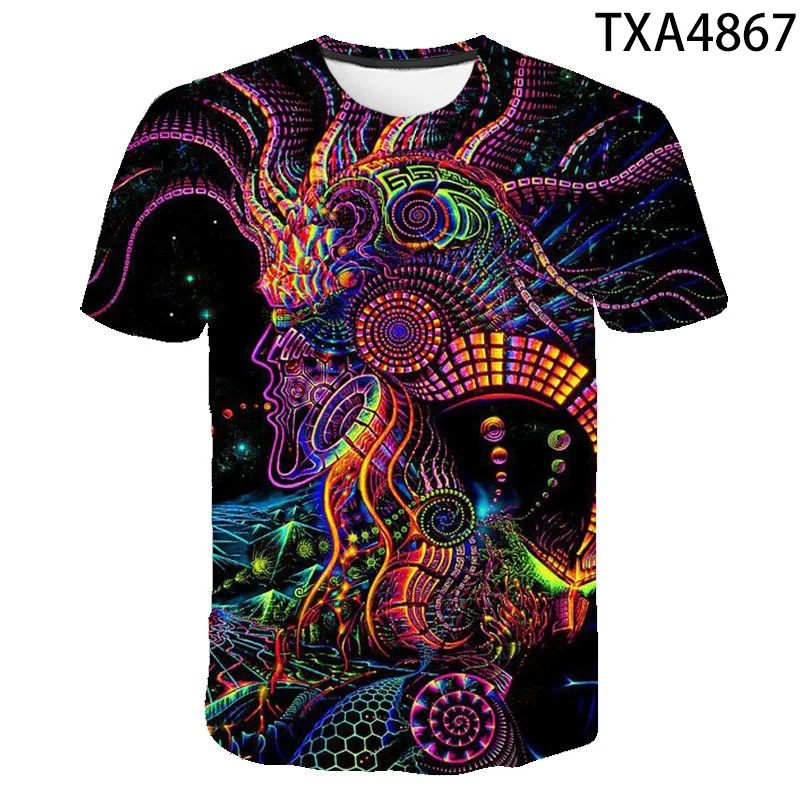 

2021 New Goth Skull Horror 3D Printed T Shirts Casual Boy Girl Kids Fashion Streetwear Men Women Children Short Sleeve Tops Tee