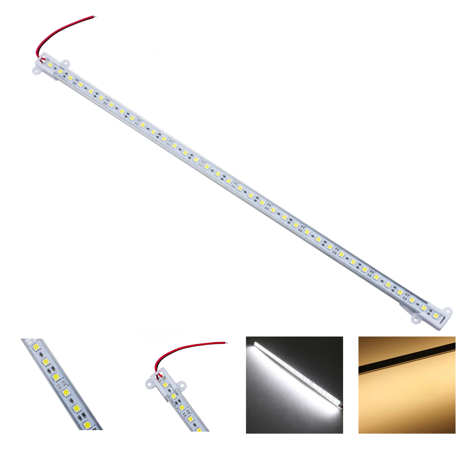 

50CM 5050/5630 SMD 36 LED Warm White/Day White Aluminium Rigid Strip Bar Light Lamp