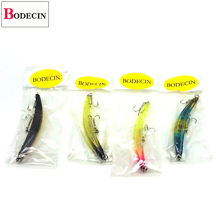 Приманка изогнутая из твердого пластика для рыбалки карандаш китайский Воблер