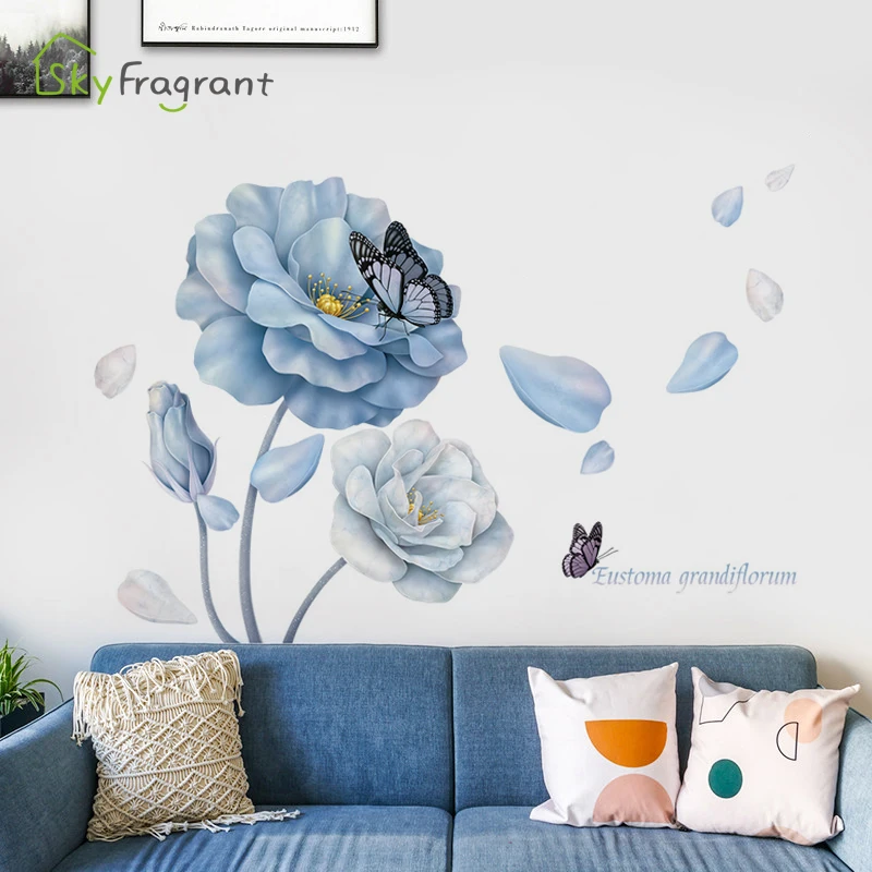 

Creative 3D Flower Wall Sticker Living Room Sofa TV Background Wall Decor Bedroom Stickers Room Decoration Home Self-adhesive