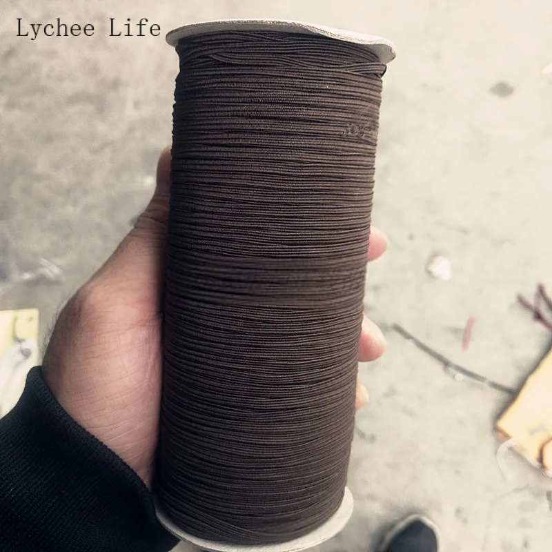 Lychee Life 200 ярдов эластичная лента для маски Плоская Круглая веревочная маска