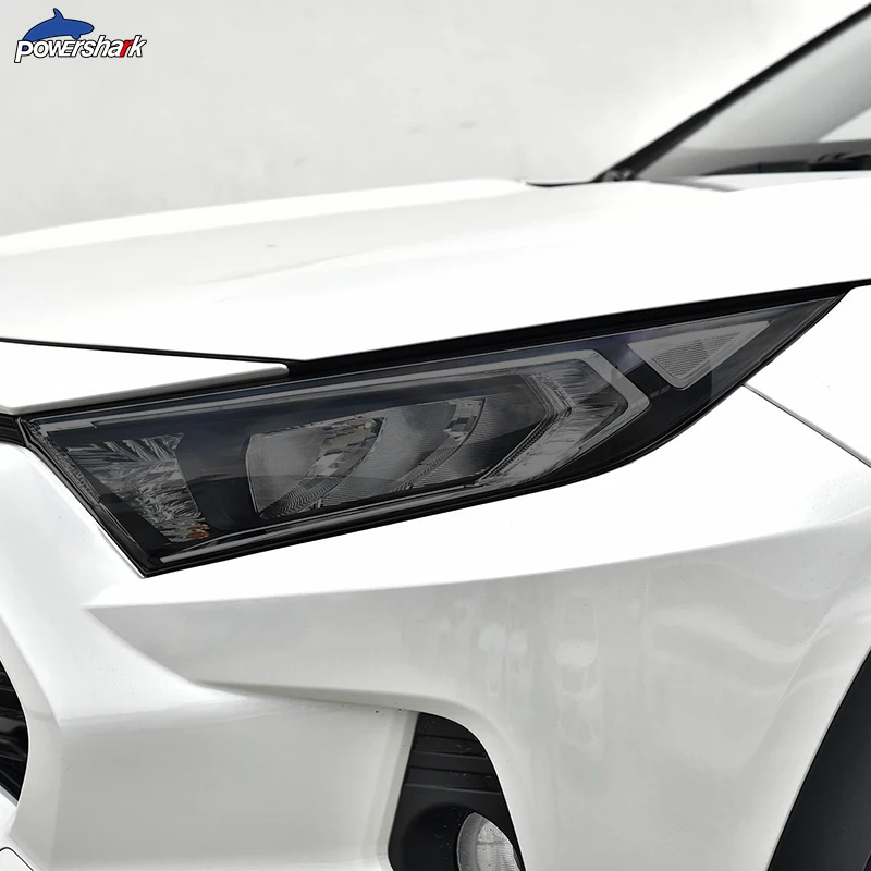 Черная защитная пленка для автомобильных фар 2 шт. прозрачная наклейка из ТПУ Toyota