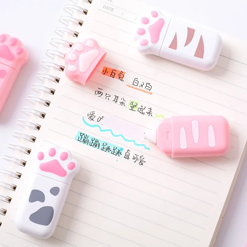 

1pc Kawaii Cat Claw Correction Tape School Office Supply Student Stationery