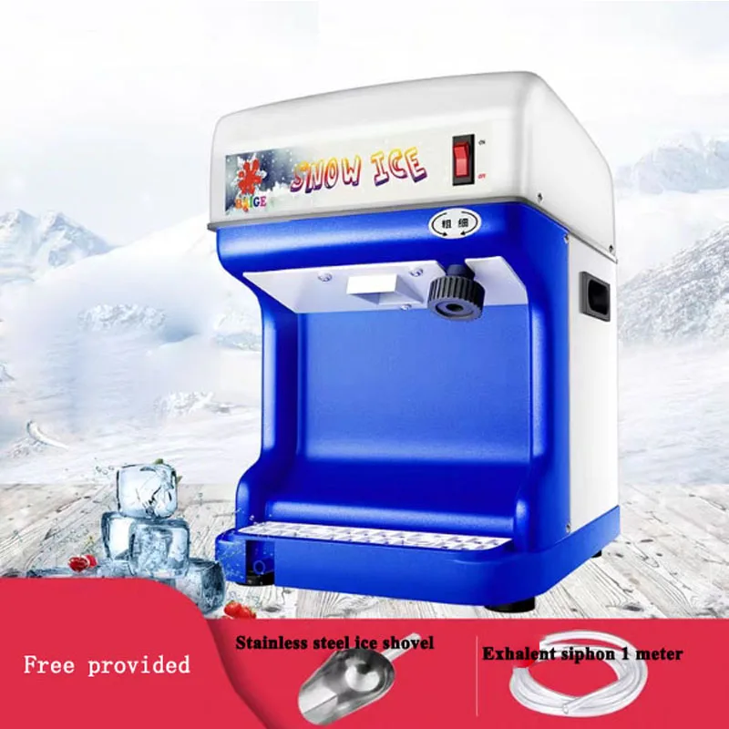 

Electric cube ice shaver crusher machine for commercial kitchen ice shaving equipment automatic shaved ice maker