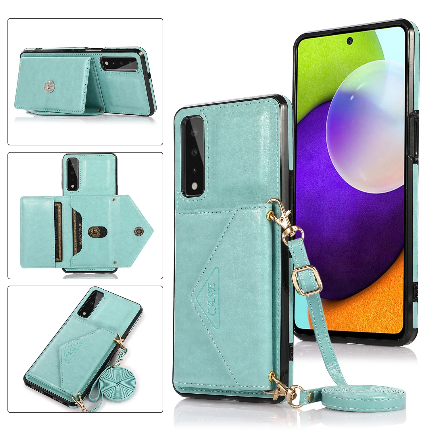 

Чехол-Кошелек для LG stylo7, с ремешком