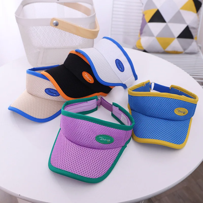 Новые детские Для детей на лето солнце шляпы Пустой Топ бейсболки для мальчиков с