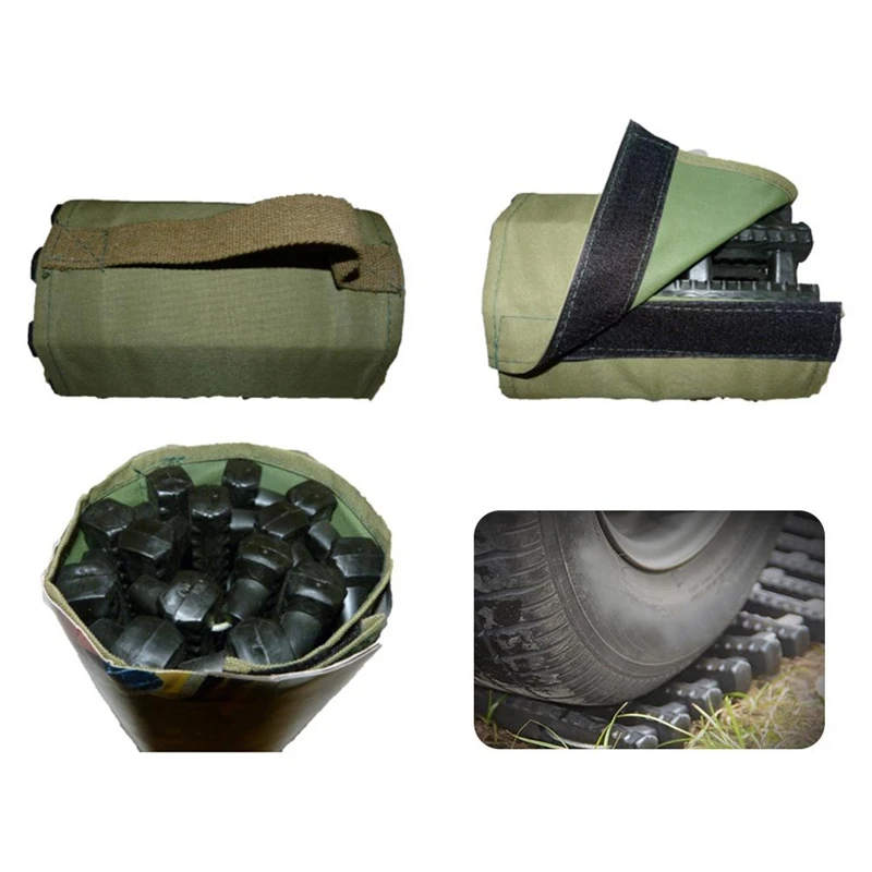 

Car Portable Universal Grip Track Traction Pad Snow Muddy Anti-Sagging Non-Slip Tire Emergency Track for Ice Snow Sand