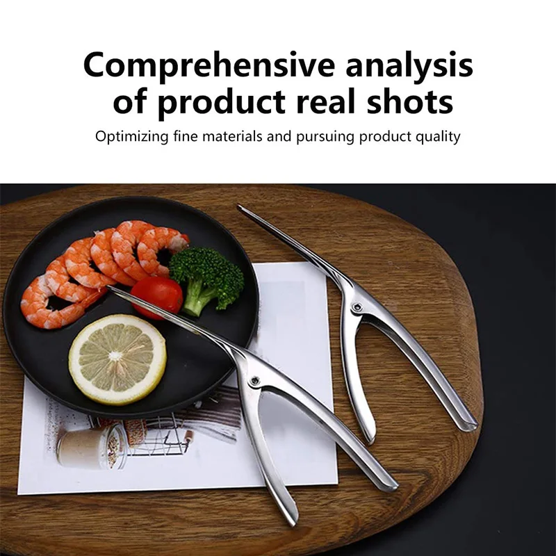 

Shrimp Peeler Prawn and Seafood Peeler Shrimp Peeler Prawn Peeler Shrimp Cleaner Knife Kitchen Gadgets 4 PACK