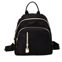 fashion women nylon solid color backpack travel school shoulder bag handbag