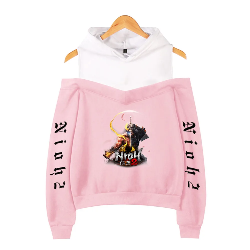 

Nioh Hoodies Popular Funny Creative Anime Sweatshirts Women Print Autumn Pullovers Coats Japanese Warring States Era Game Tops