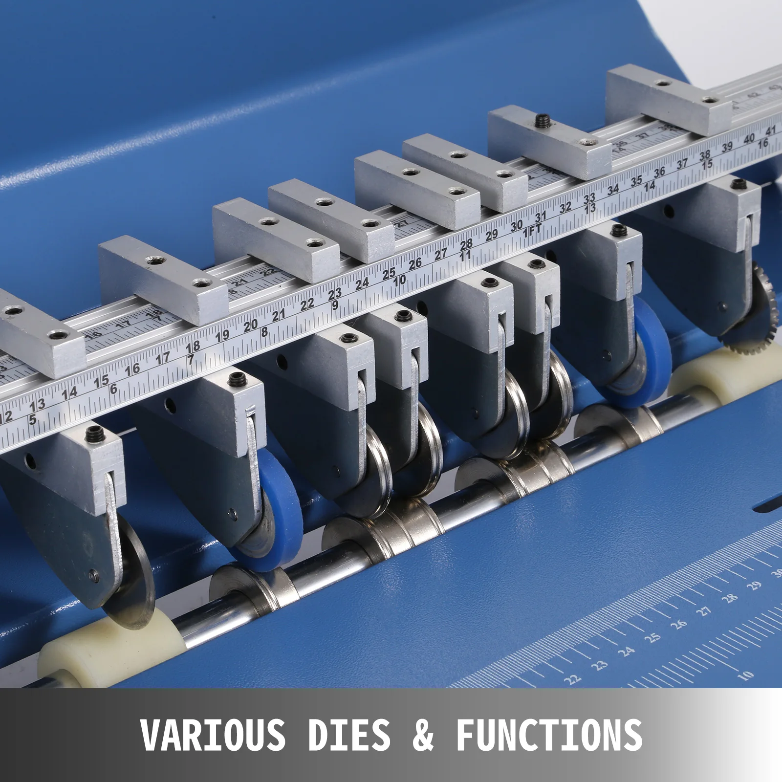 VEVOR-tarjeta de M&aacute;quina de plegado de papel el&eacute;ctrica plegable, 520mm, 5 en 1, corte de l&iacute;nea punteada, puntuaci&oacute;n, Creaser, bloqueo de escritorio de Metal, Oficina-3
