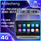 Для PEUGEOT 307 sw 307 2002-2013 Android 10,0 DSP 8 core автомобильный Радио навигации мультимедиа плеер GPS IPS экран без DVD плеер