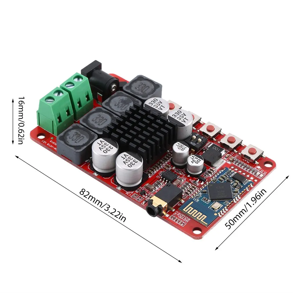 

TDA7492P 50W+50W Power Amplifier Board CSR4.0 Wireless Digital Audio Receiving Receiver Amplifier Board HF18-A