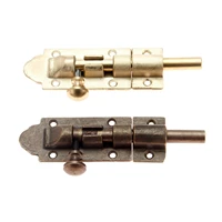 1pc 123mm vintage barrel latch cupboard door lock slide bolt stapler gate latch hardware antique bronze brass cabinet door bolts