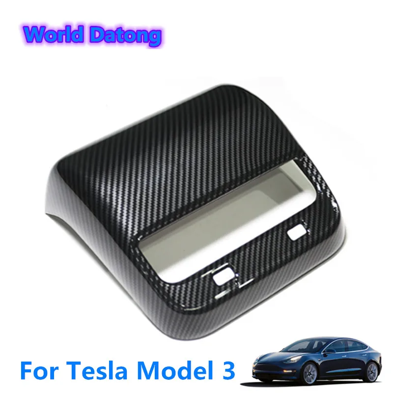 Carbom волокно рисунок задний подлокотник коробка кондиционер вентиляционное