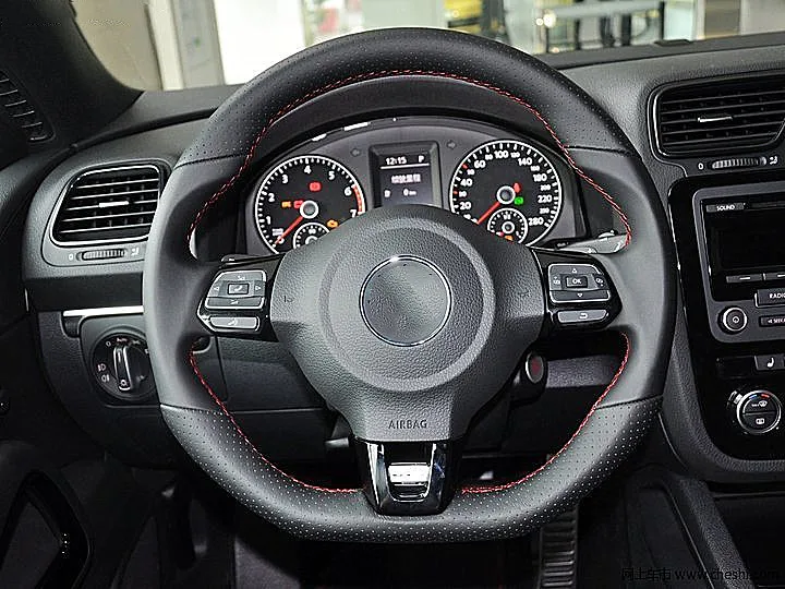 100% настоящий руль из углеродного волокна для VW Golf 6 GOLF G T I MK6 R 20 Замена (немецкая