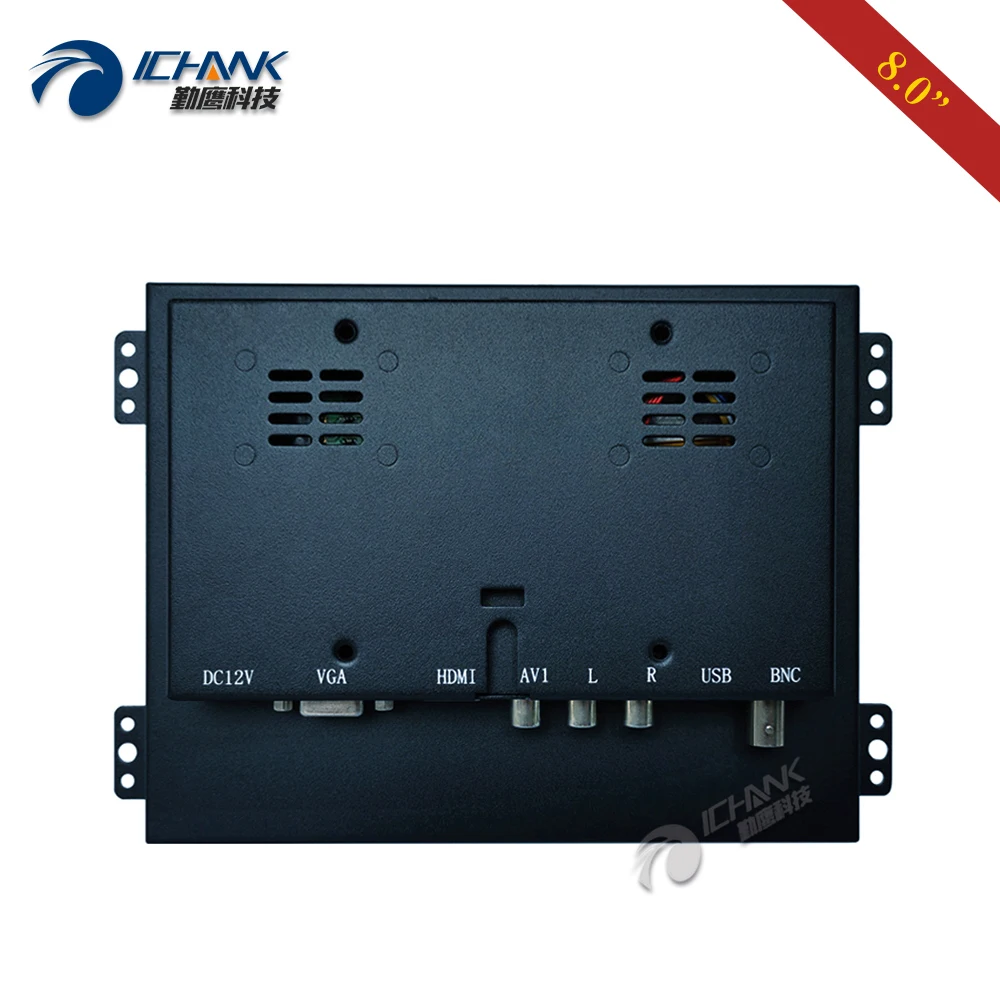 ЖК экран с экраном 1024x768 VGA HDMI металлическая открытая рамка встроенное