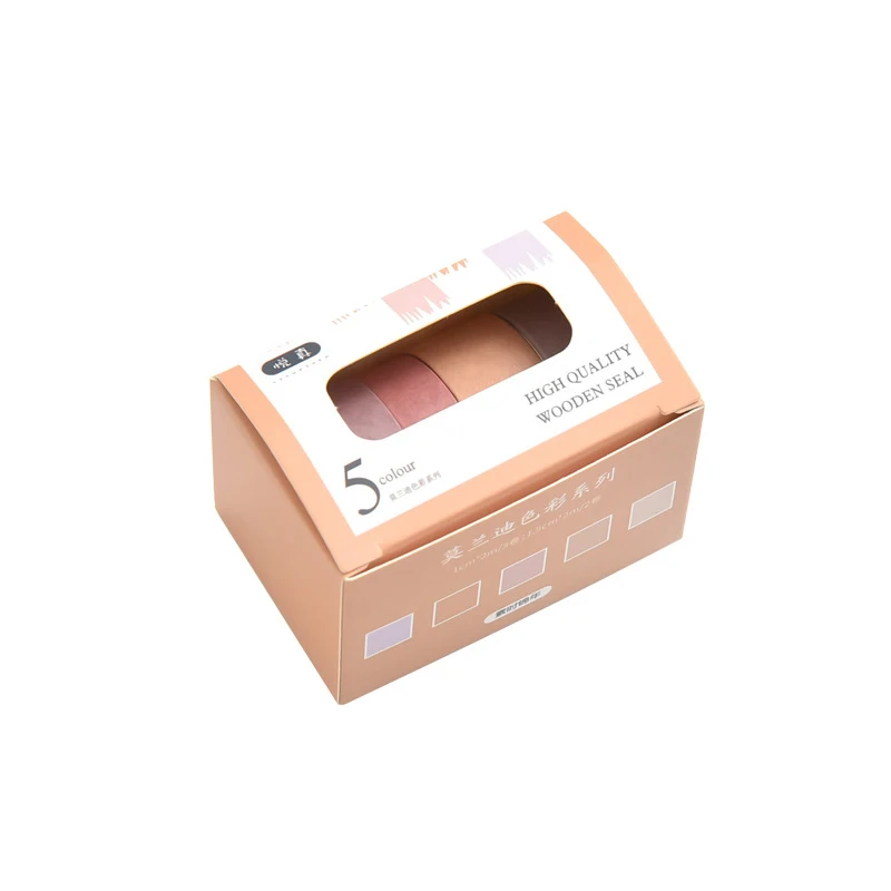 

5Pcs/Set Washi Tape Set Morandi Color Simple Washi Tape Pure Color Washitape DIY Decoration Washi Tapes Stationery Masking Tape