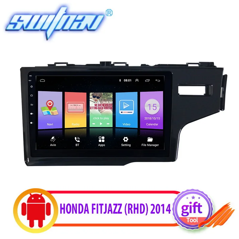 Автомобильный DVD плеер с Android 8 1 для HONDA FIT/JAZZ (RHD) 2014 автомагнитола gps
