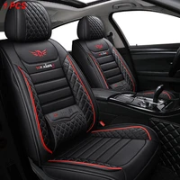 black red leather car seat cover for chevrolet aveo t250 aveo t300 lacetti onix cruze lanos cobalt captiva niva accessories