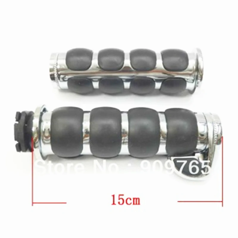 1 дюйм хромированные резиновые ручки для Кавасаки Вулкан 1500 Классические