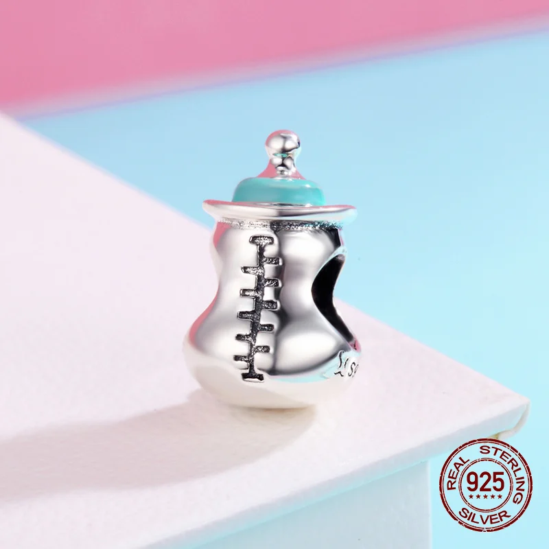 Бусины памяти в виде бутылки с молоком подходят для женских подвесок из