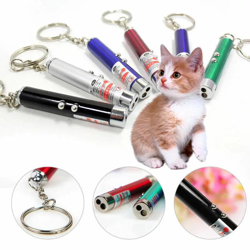 

Funny Pet LED Laser Toy Cat Laser Toy Cat Pointer Light Pen Interactive Toy Pointer For Work Teaching Training Mini Flashlight