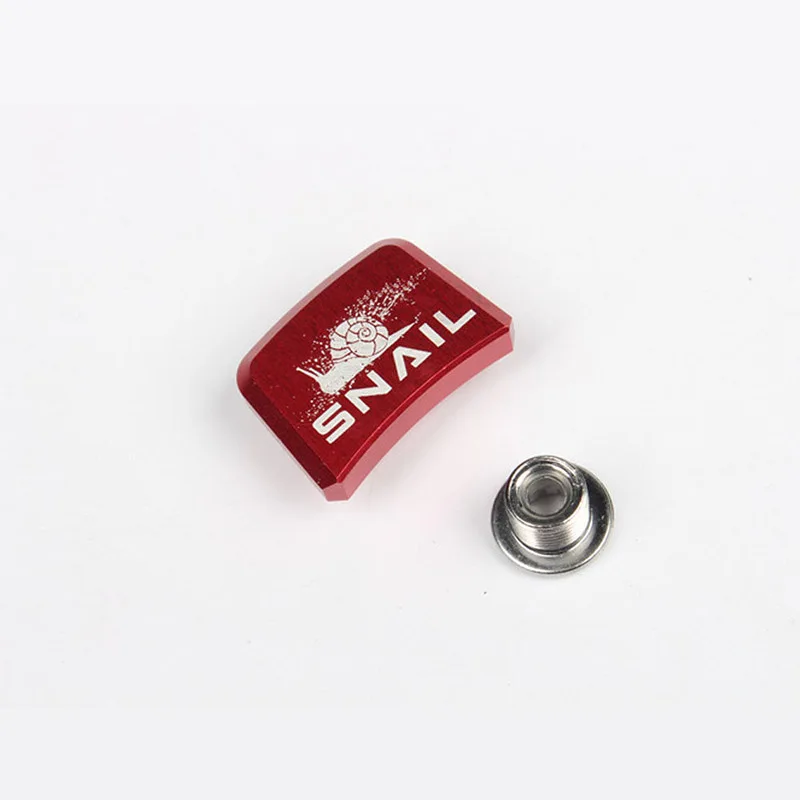 Red-1pcs Винты для велосипедных звездочек SNAIL MTB, 7075, алюминиевый сплав, одиночные болты для шоссейных горных велосипедов, винты для дисков, для ШАТУНОВ - Цвет: Red-1pcs