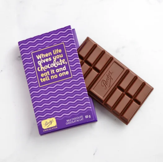 Упаковочная бумага для шоколада с индивидуальным логотипом роскошная