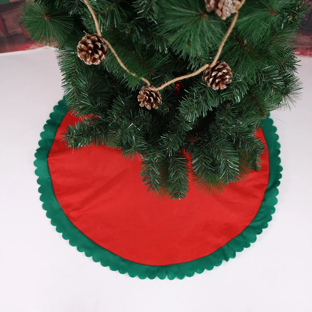 1 шт. Рождественская елка юбка в стиле ретро Прочная оригинальная практичная за