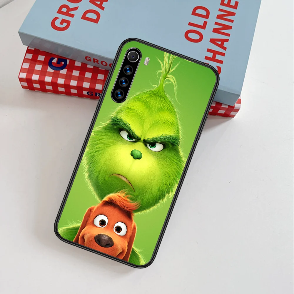 

Grinchh Stole Christmas Cute Cartoon Phone Case For Xiaomi Redmi Note 7 8 8T 9 9S 4X 7 7A 9A K30 Pro Ultra black Hoesjes Pretty