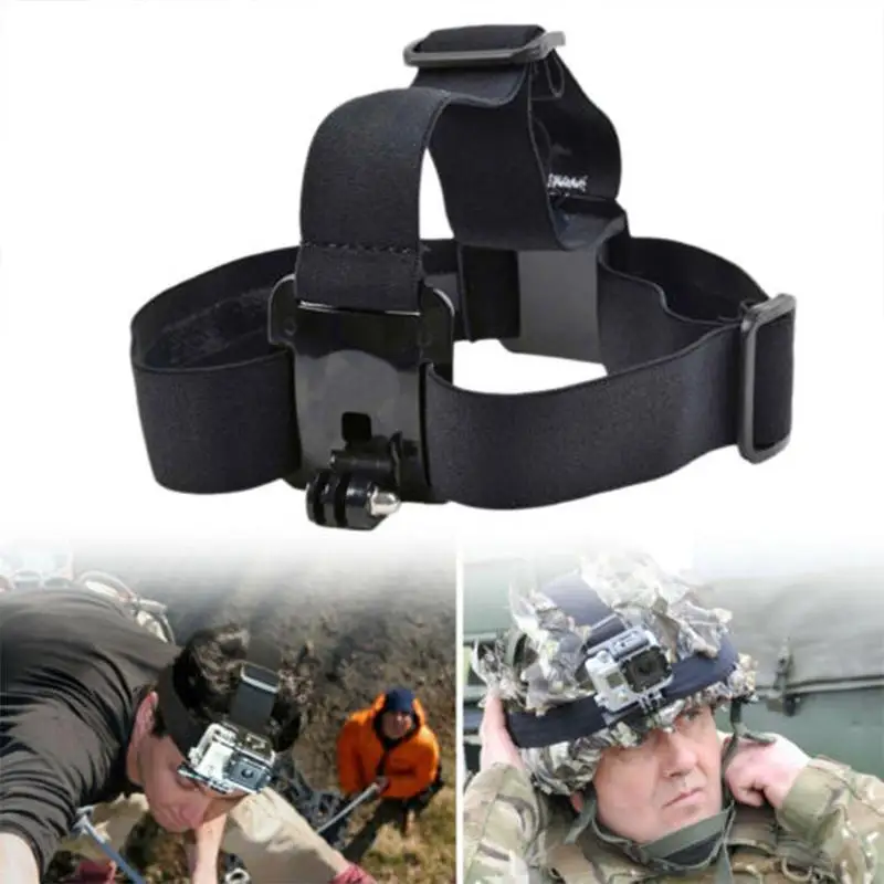 Head Strap Mount Elastic Strap for Gopro Hero Pro Sports Camera Action Accessories for SJCAM for Go 4/3/3 / 2/1