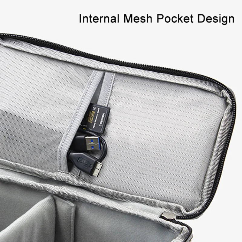 Digital Camera Bag Fashion Polyester Shoulder Portable Travel Charger Waterproof and Moisture-proof Photography Phot | Дом и сад