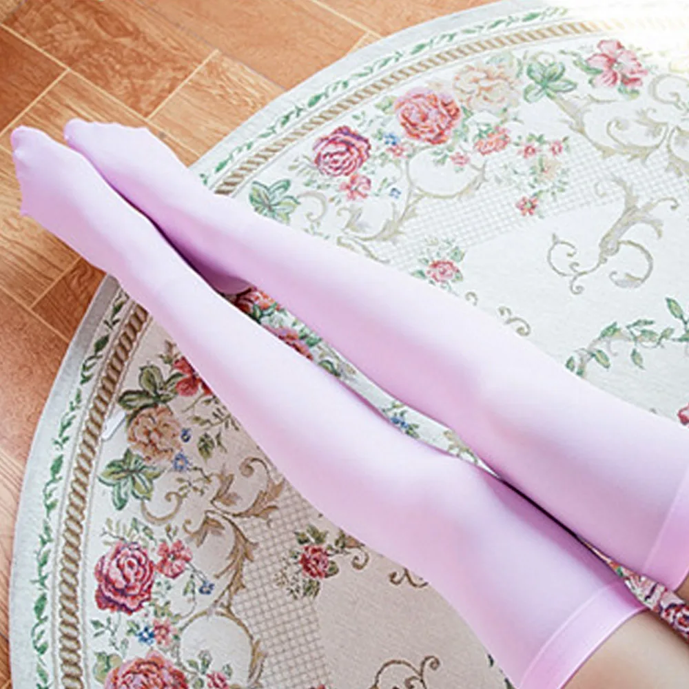 Женские модные чулки выше колена соблазнительные тянущиеся нейлоновые носки