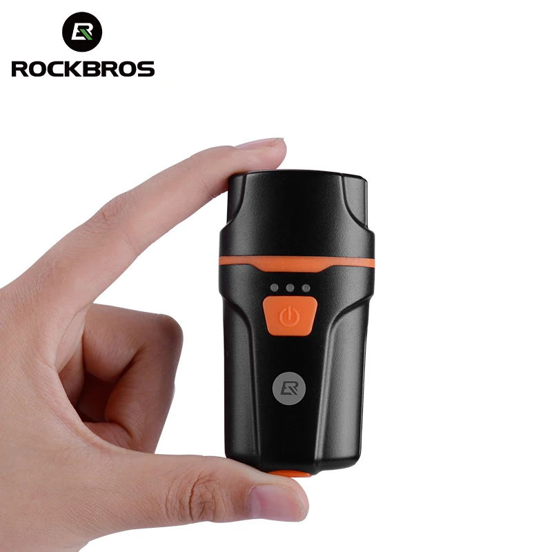 ROCKBROS мини велосипедный фонарь USB Перезаряжаемый MTB дорожный велосипед