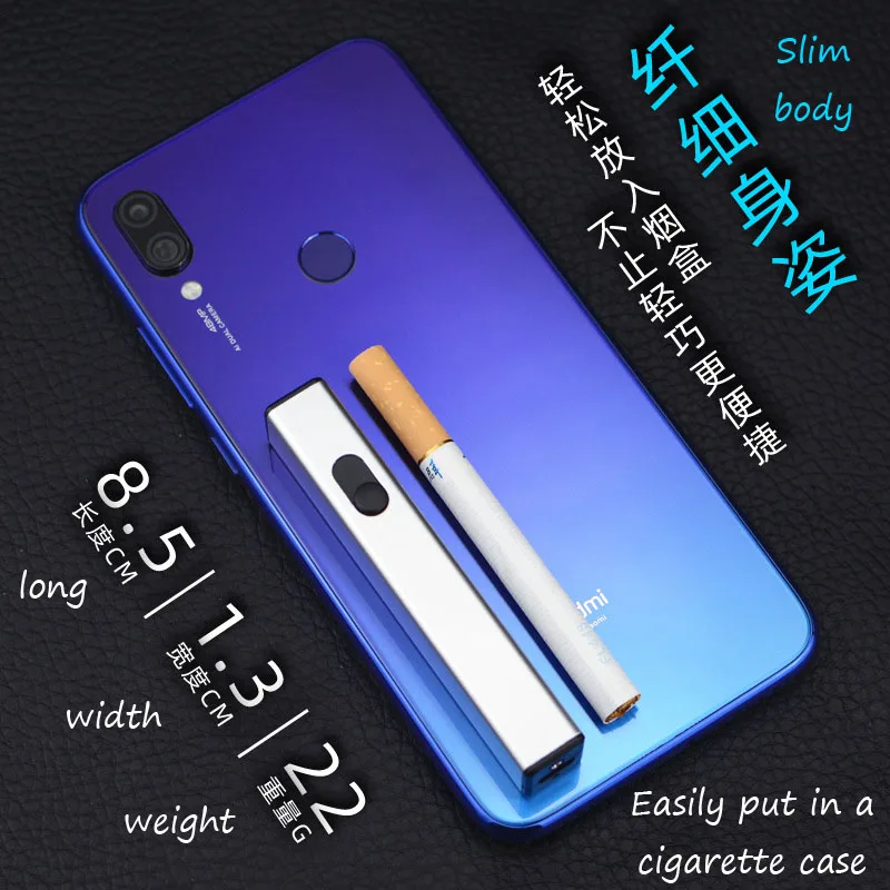 Электрическая дуговая зажигалка металлическая USB зарядная полоса пуш ап