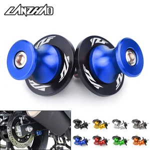 YZF Motorcycle Swingarm Spools M6 Stand Screws CNC Aluminum Motorcycle Accessories for Yamaha YZF R3 R25 R6 R1 2013-2019