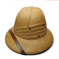 ruhao summer mens straw hat sun hat sun hat dad rowing bucket safari jungle miner cap british british soldier army cap