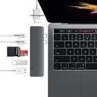 USB-концентратор EASYA с HDMI-совместимостью, 4K, TF, SD-ридер, хаб 3,0 PD, Type-C, док-станция для MacBook ProAir M1 2021, USB-C