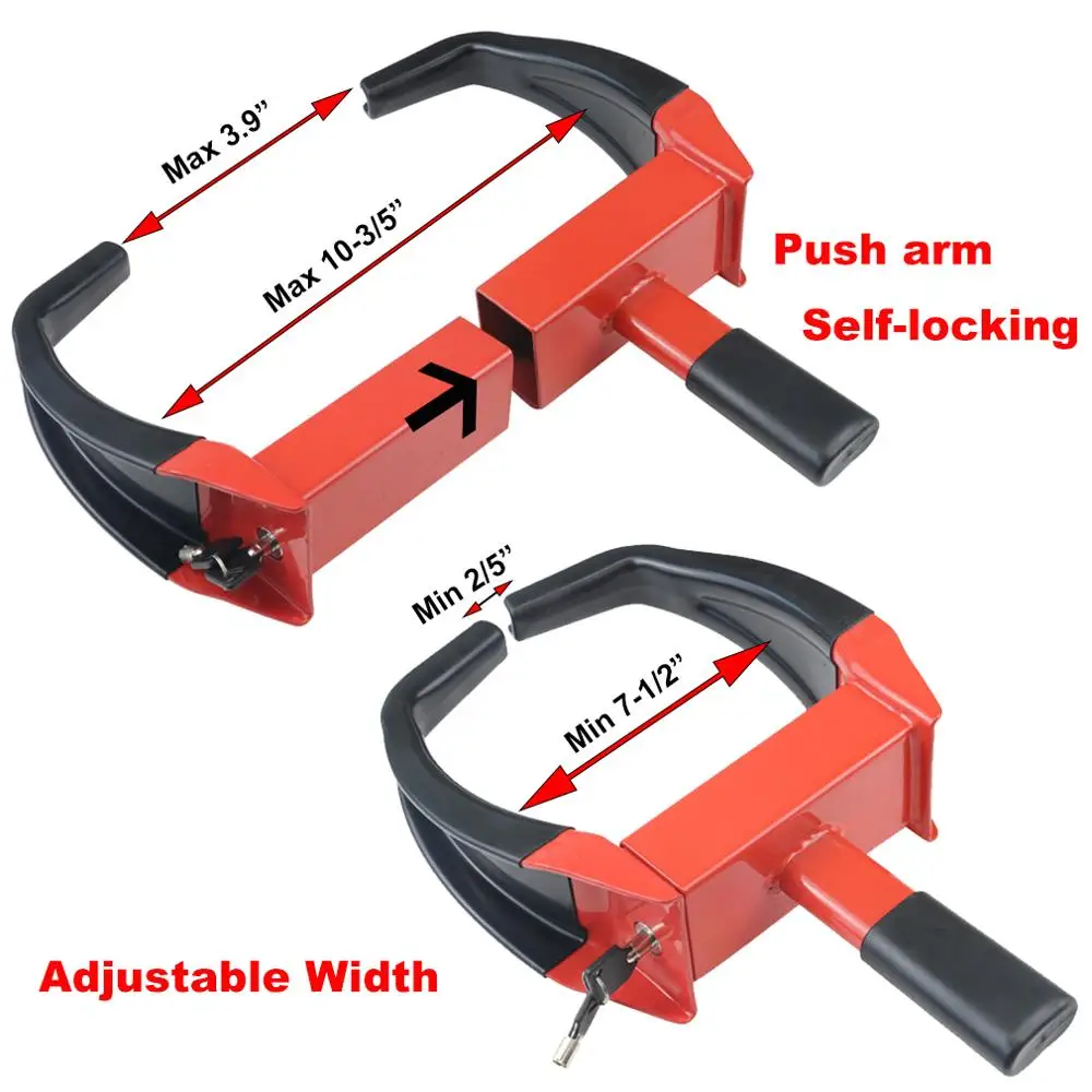 Замок зажим для колес защита от кражи мотоциклов прицепов лодок максимальная