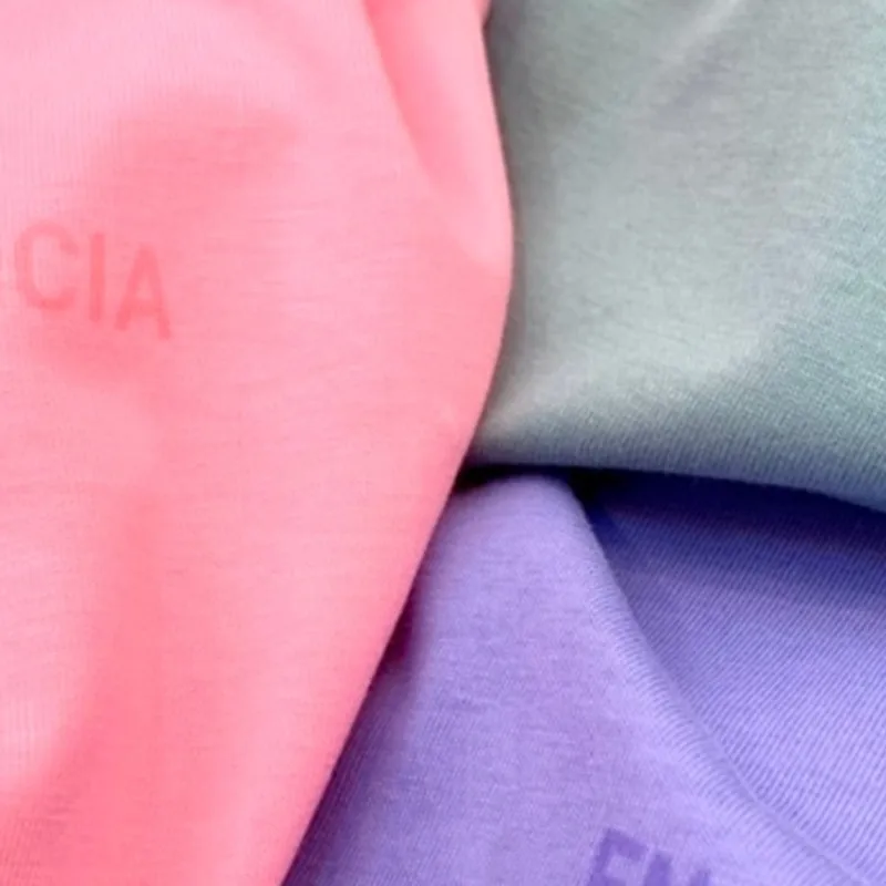 

111009 Luxury Classic Spring Summer New Letter Print Design Fashion Casual Loose Round Neck Short Sleeve T-shirt Unisex B1