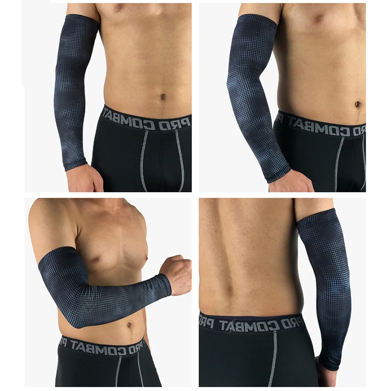 

Bike Sport Arm Warmers Sleeves Basketball Running Bicycl UV Sun Protection Cuff Cover Badminton Climbing Protective Arm Sleeve