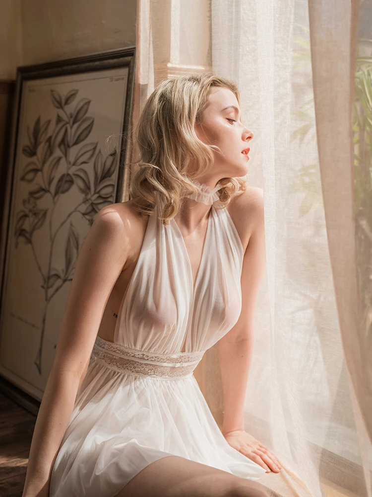 Женская пижама сексуальная ночная рубашка кружевной пояс Мэрилин Монро Костюм