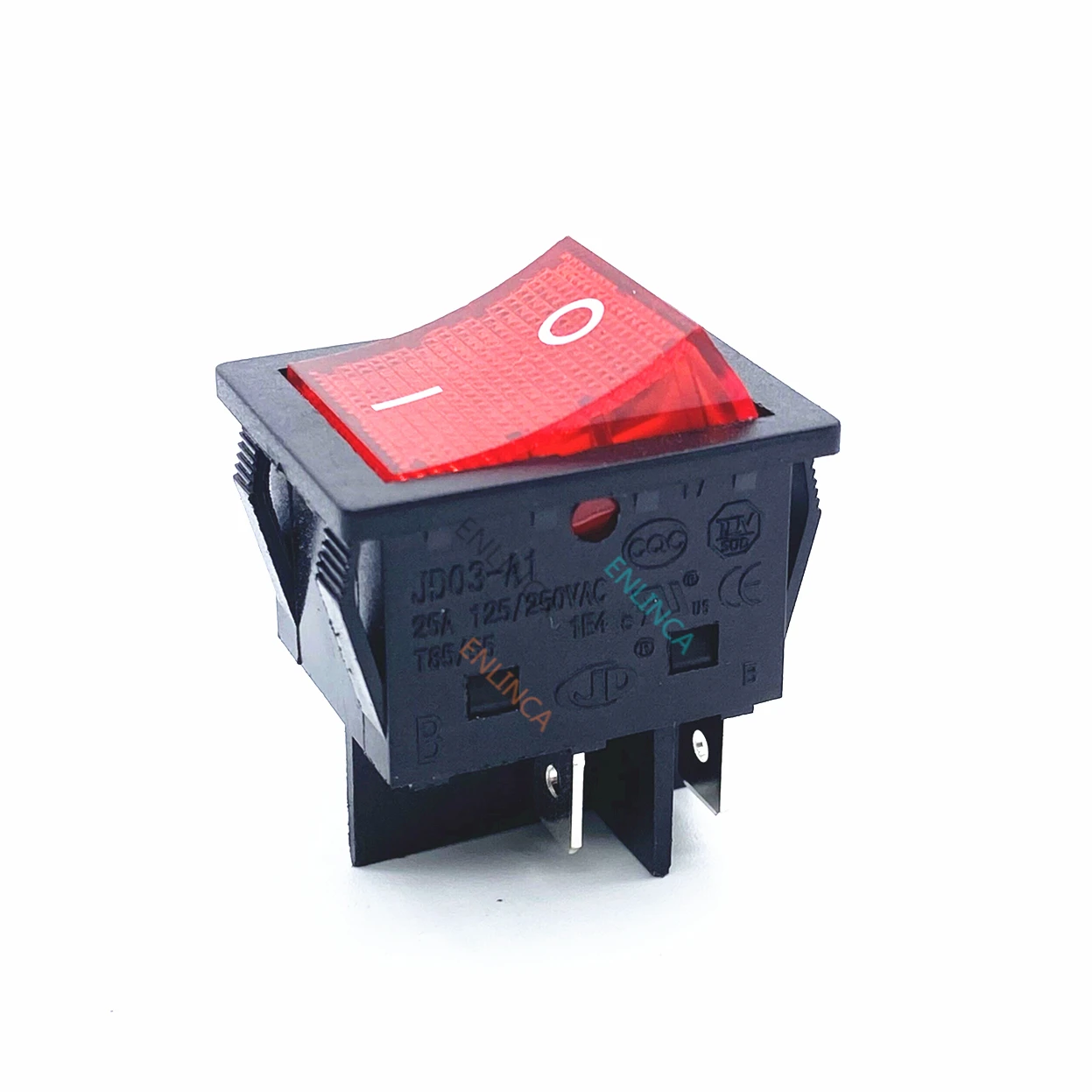 5 шт. оригинальная оптовая продажа! JD03-A1 25A 30A 250VAC клавишные кнопки переключателя 4Pin