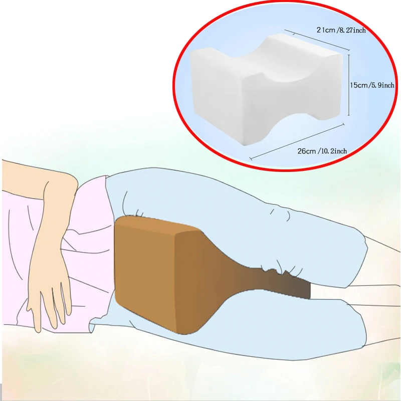 Подушка на коленях из пены с эффектом памяти для беременных спящих радикулярная