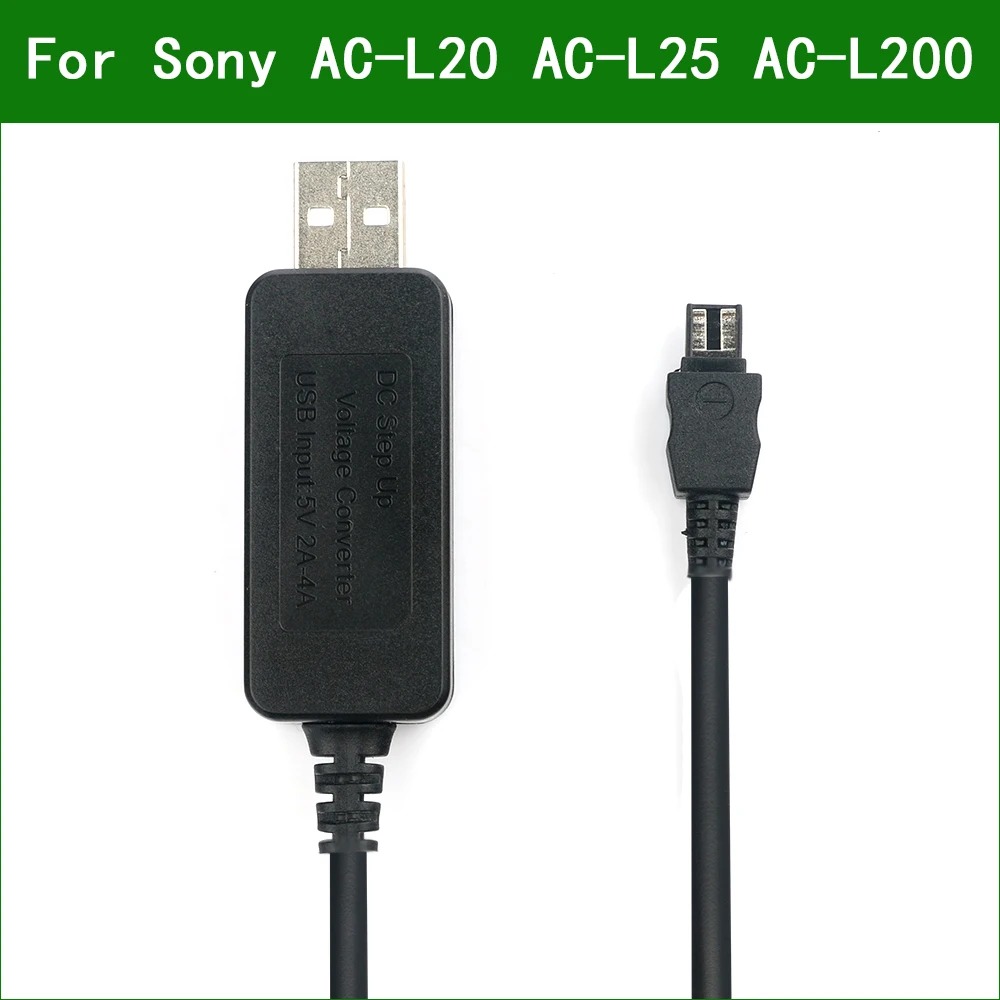 5V USB AC-L20 AC-L25 AC-L200 Power Adapter Charger Supply Cable For Sony DCR HC18E HC19E DVD103 DVD305 HC20 HC21 HC26 HC28 HC30
