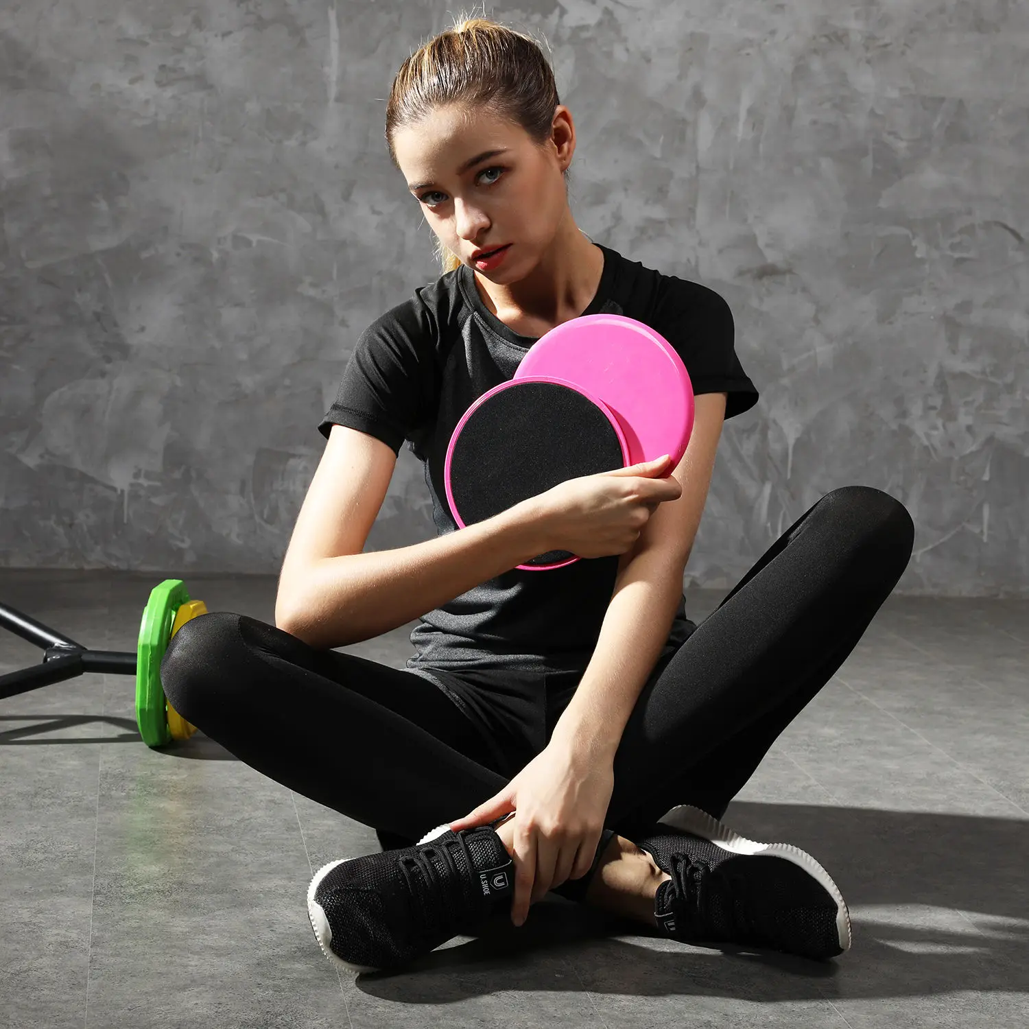 

2pcs Fitness Slide Plates Disc For Abdominal Core Training Glutes Exercise And Muscle Training Equipment Yoga Home Gliding Discs
