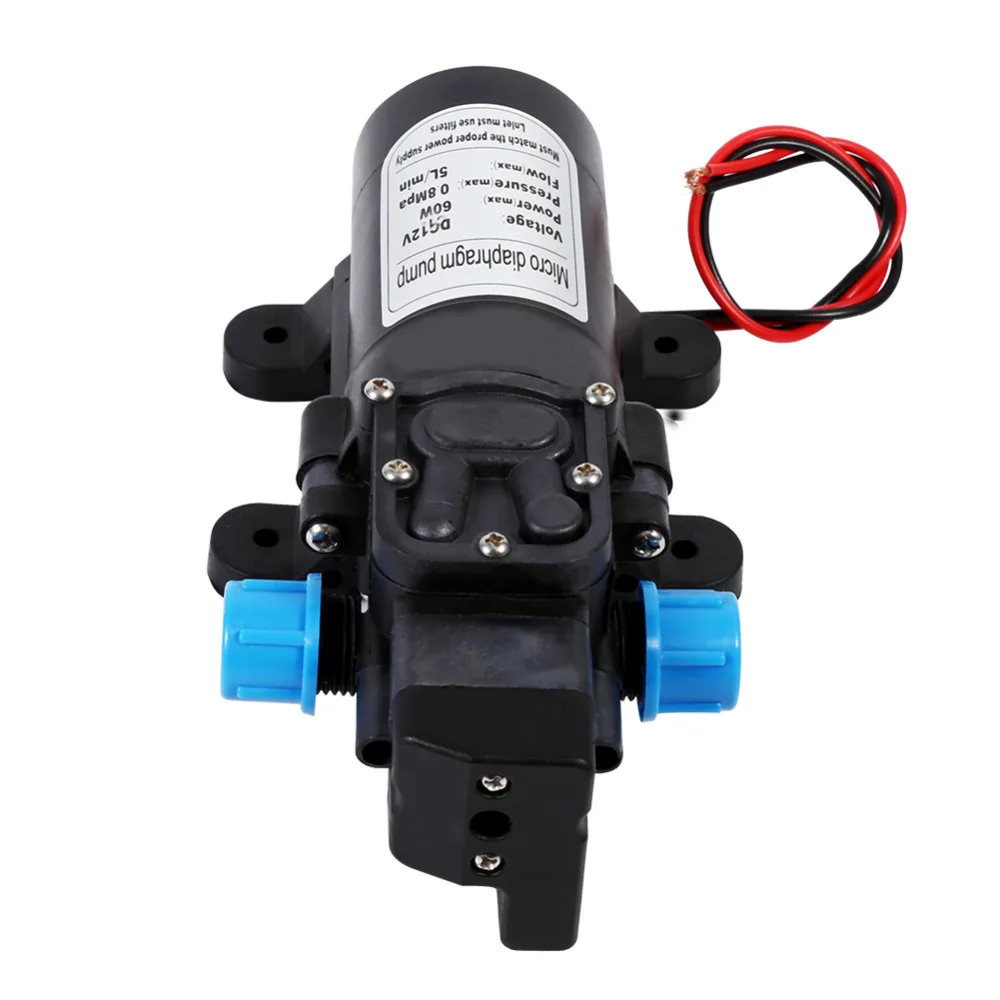 Водяной насос высокого давления 12 В постоянного тока 116Psi самовсасывающийся