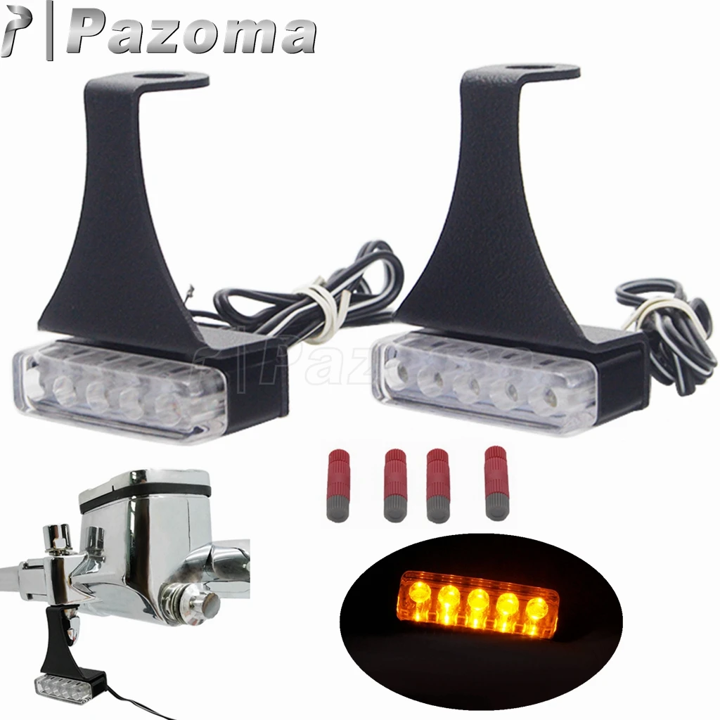 

Universal Mini LED Light Motorcycle Turn Signal Brake Lamp License Plate Light For Harley Honda Yamaha Suzuki Cafe Racer Chopper